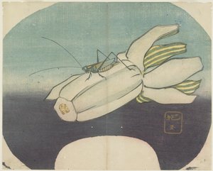 (Krekel op een pompoen), c. 1830 door Hogyoku